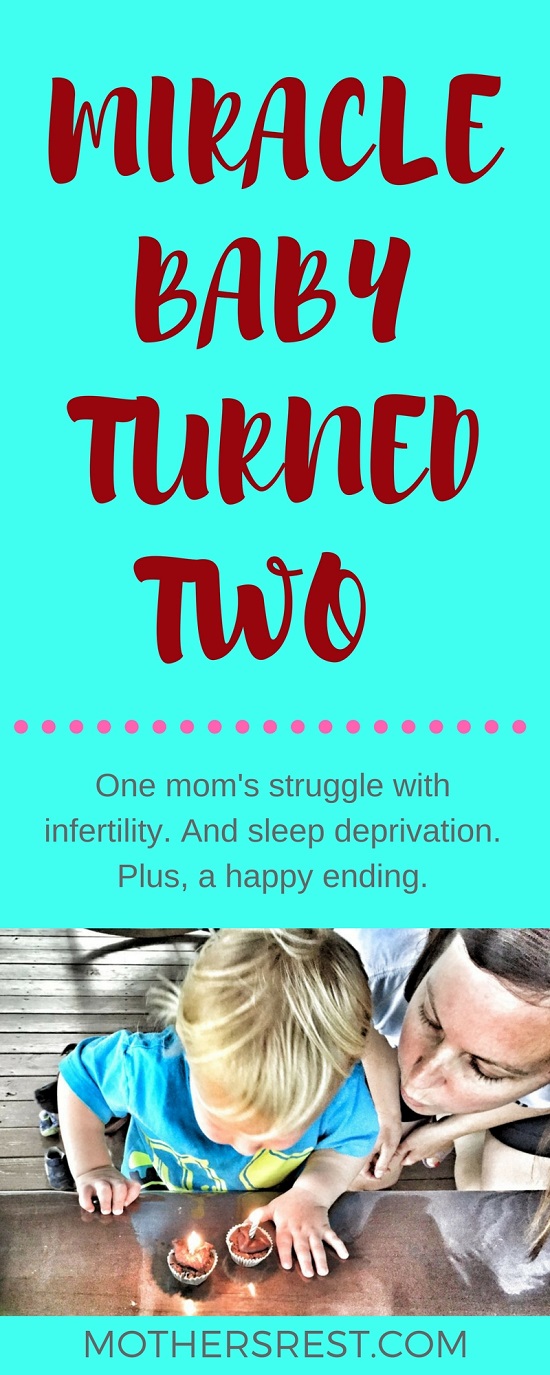 One mom's struggle with infertility. And sleep deprivation. Plus, a happy ending.