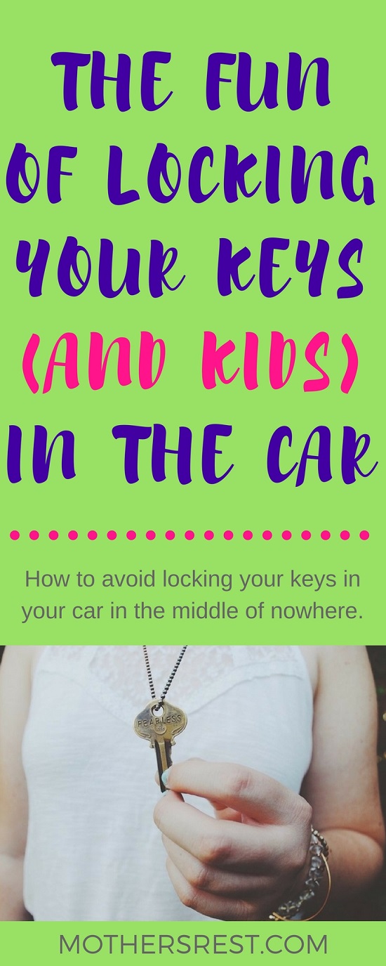 How to avoid locking your keys in your car in the middle of nowhere. (Wear a fanny pack and stash an extra key inside!)