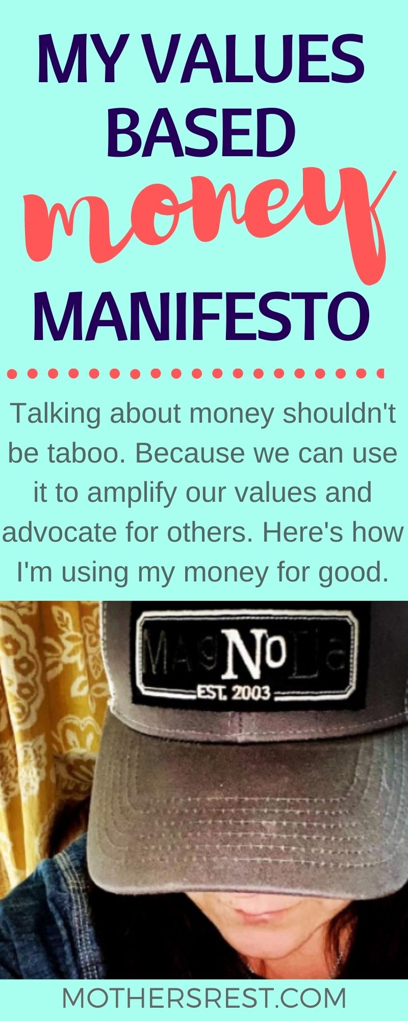 Talking about money should not be taboo. Because we can use it to amplify our values and advocate for others. Here is how I am using my money for good.
